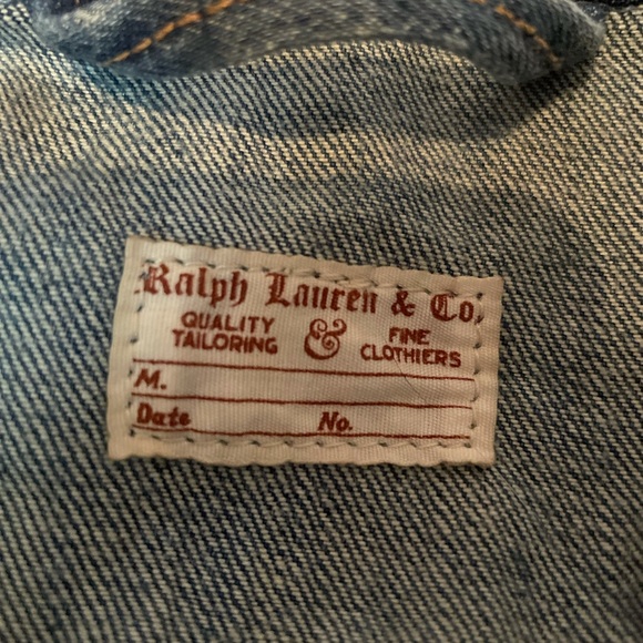 RL denim jacket like new sz 8 - Picture 3 of 3